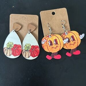 Pumpkin Earrings